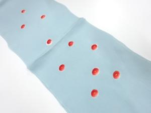 正絹　絞り　帯揚げ